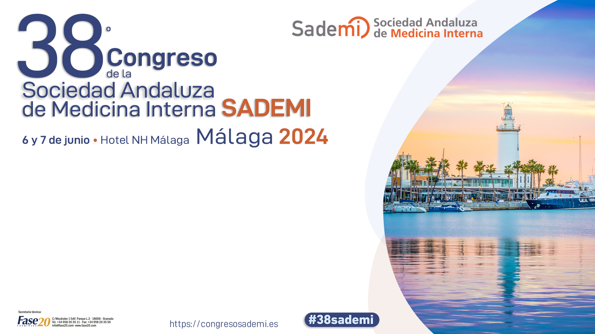 38º CONGRESO DE LA SOCIEDAD ANDALUZA DE MEDICINA INTERNA (SADEMI) MALAGA 2024 - Plantilla